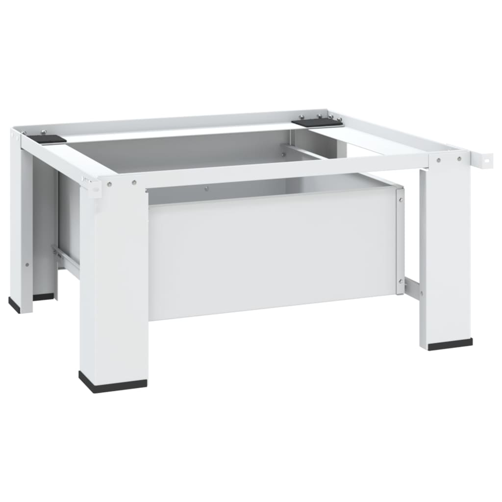 Support Réglable Pour Lave-Linge Avec Tiroir - Hauteur 23,9 Cm, Charge 400 Kg, Adaptable 63-69 Cm