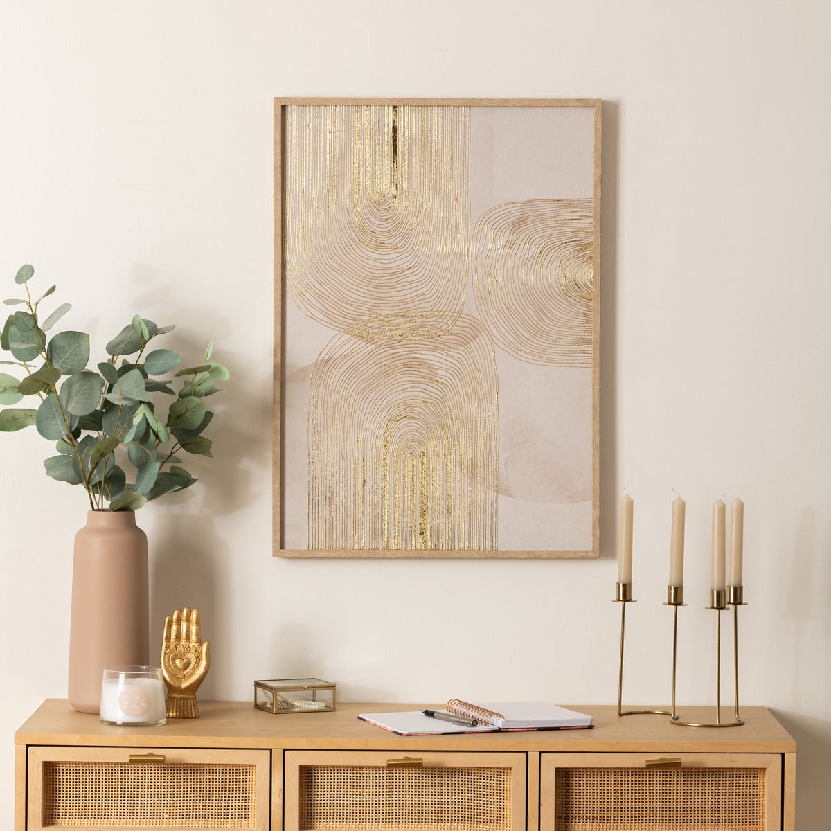 Toile imprimée encadrée Elin 50x70cm - Atmosphera créateur d'intérieur - 2