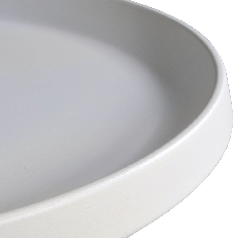 Lot de 2 tables basses rondes LOTUS/ Blanc - 5