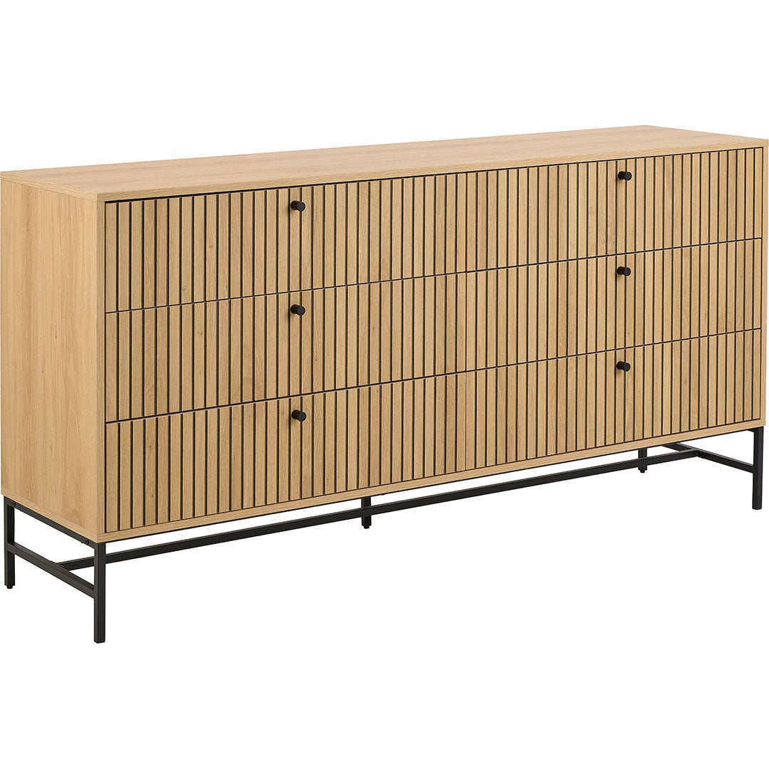 Albany komoda 6 szuflad natura.