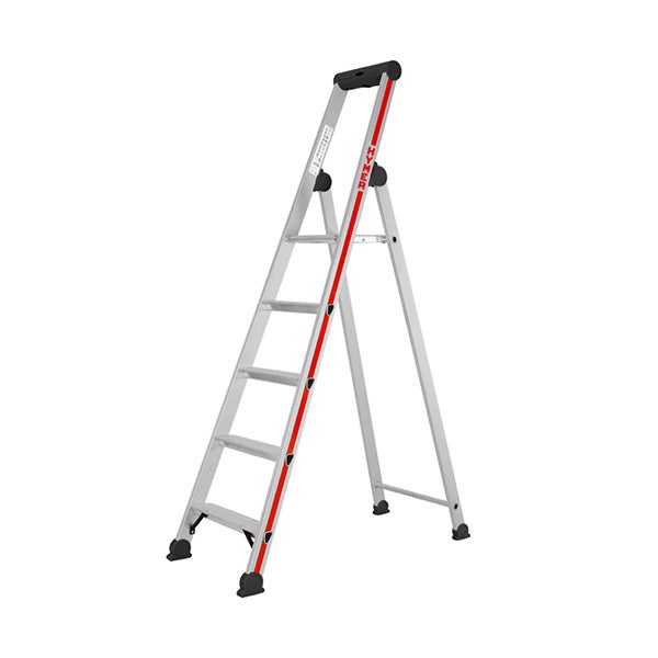 Escabeau 5 marches - Hauteur atteignable 3.11m - 4026/05