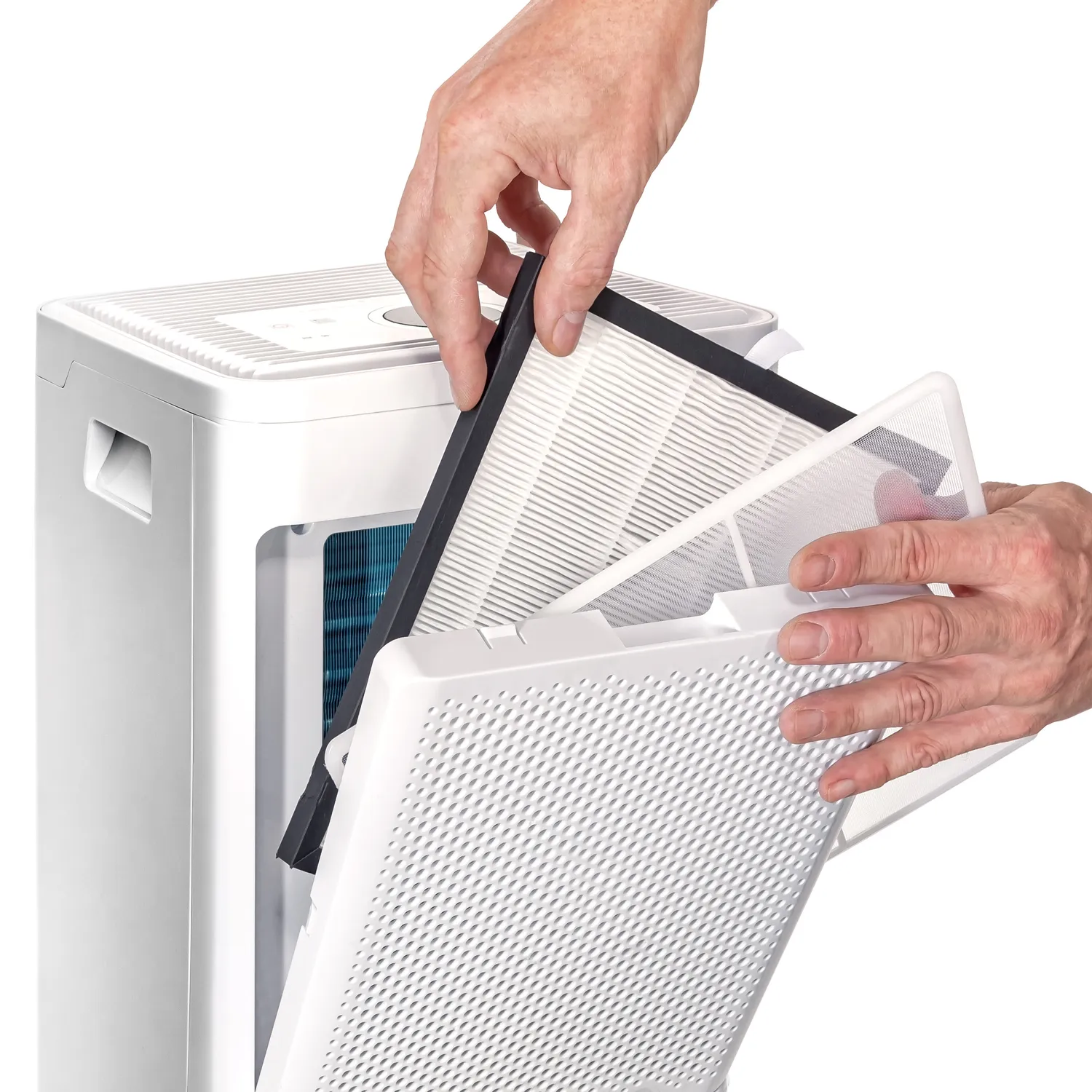 TROTEC Déshumidificateur purificateur d'air TTK 64 HEPA 24 L/24h, mode nuit, minuterie 24 h, séchage du linge, indicateur qualité de l’air, pour 50 m² - 6