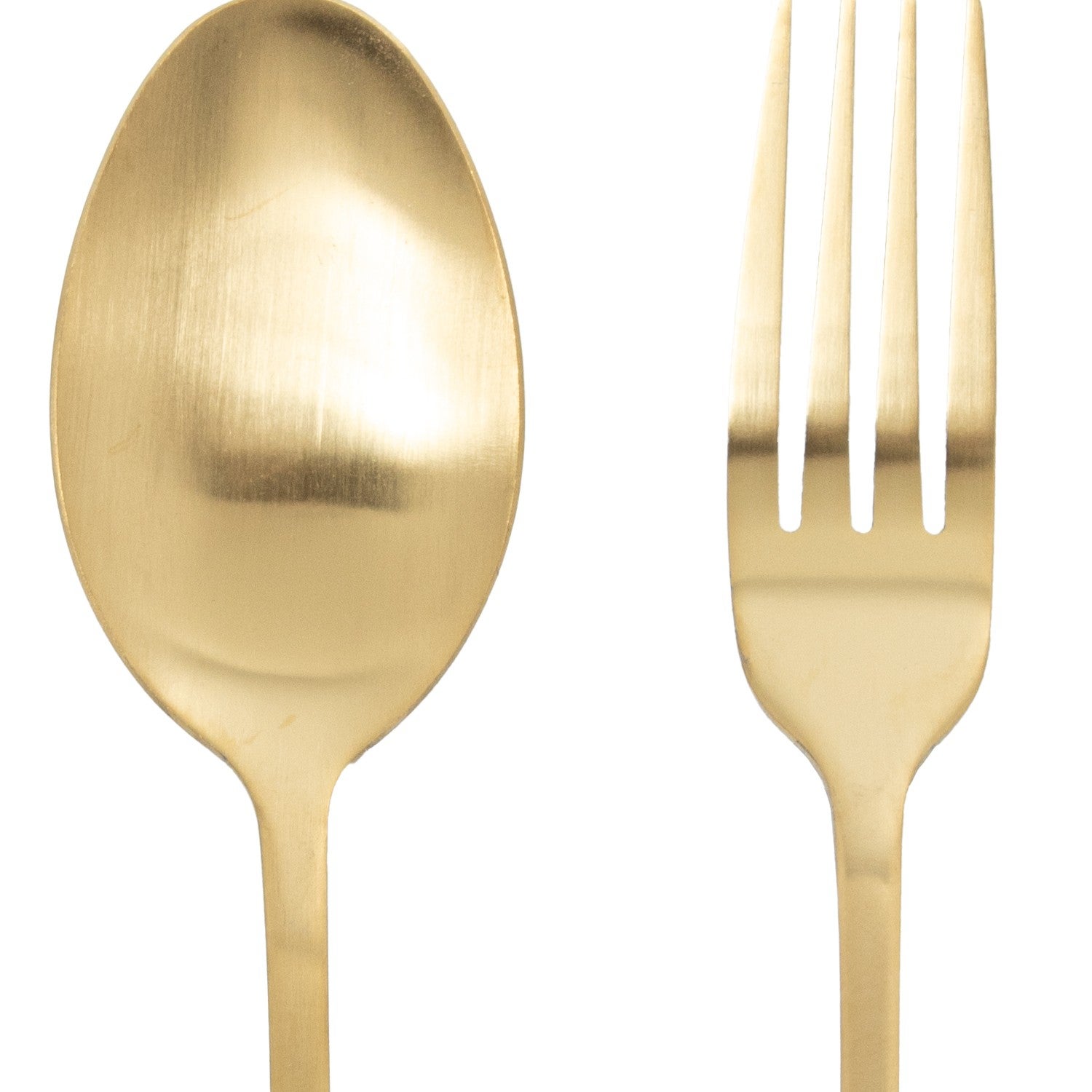 SET 24 CUBIERTOS ACERO INOXIDABLE 18/0 DORADO SATINADO(MARTA- Envio gratuito en Península - 3