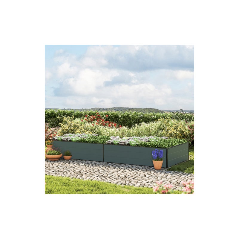 119 x 297 x 39 cm Grządka podwyższona, antracyt
