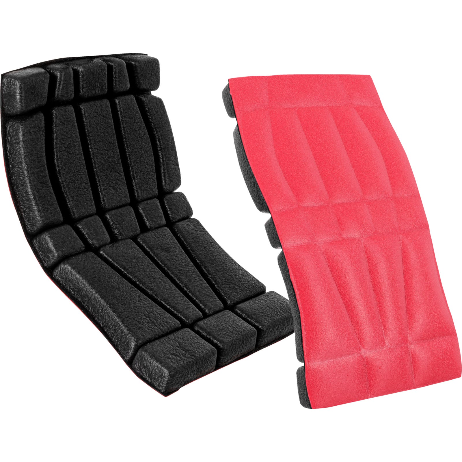 WÜRTH MODYF Genouillères De Protection Ergonomiques – Norme EN 14404 Classe 2, Mousse Polyéthylène, Ultra-Confort, Noir/Rouge