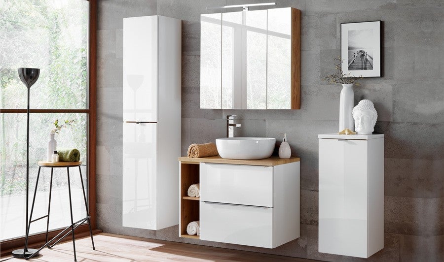 Szafka Comad łazienkowa MILANO / CAPRI 810 20 cm biała - 3