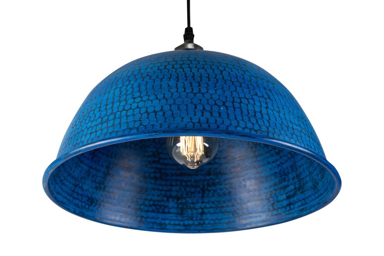 Lampada a Sospensione Vintage Rame e Ottone Design Italiano
