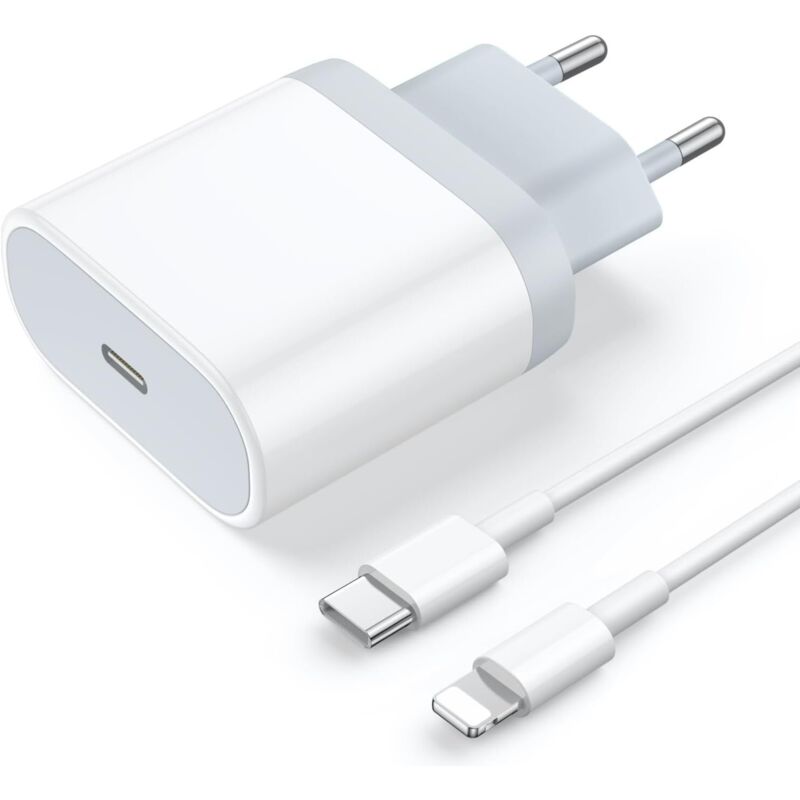 Încărcător rapid USB C de 20W și cablu Lightning de 1M, adaptor de alimentare cu încărcare rapidă pentru iPhone 14/14 Pro/14 Pro