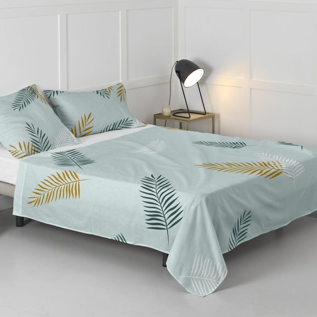 Foliage mint Drap 210x270 cm