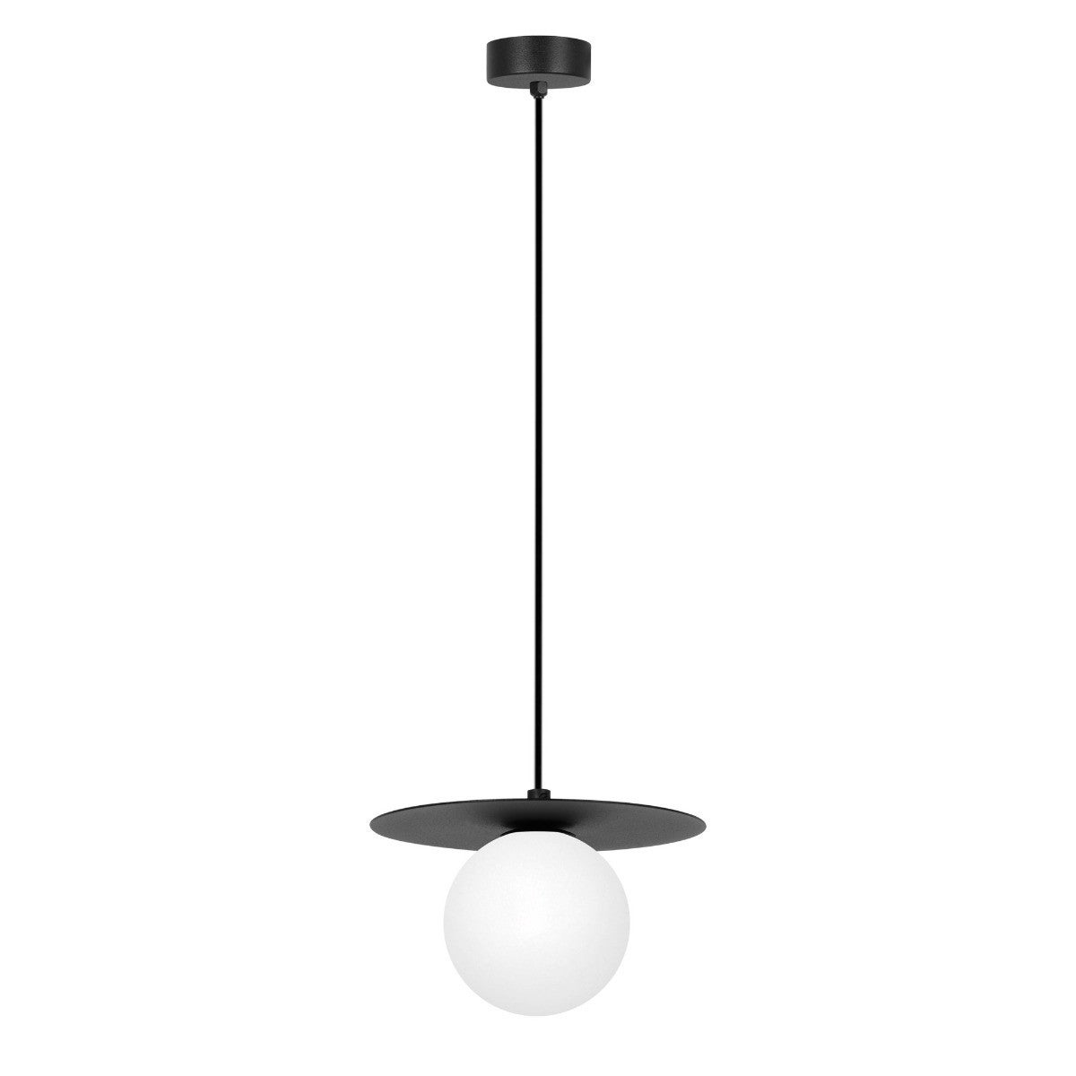 Lampa wisząca Robin czarno-biała 1xG9x10W wym: 95 x 18 x 18 cm metal Kaja
