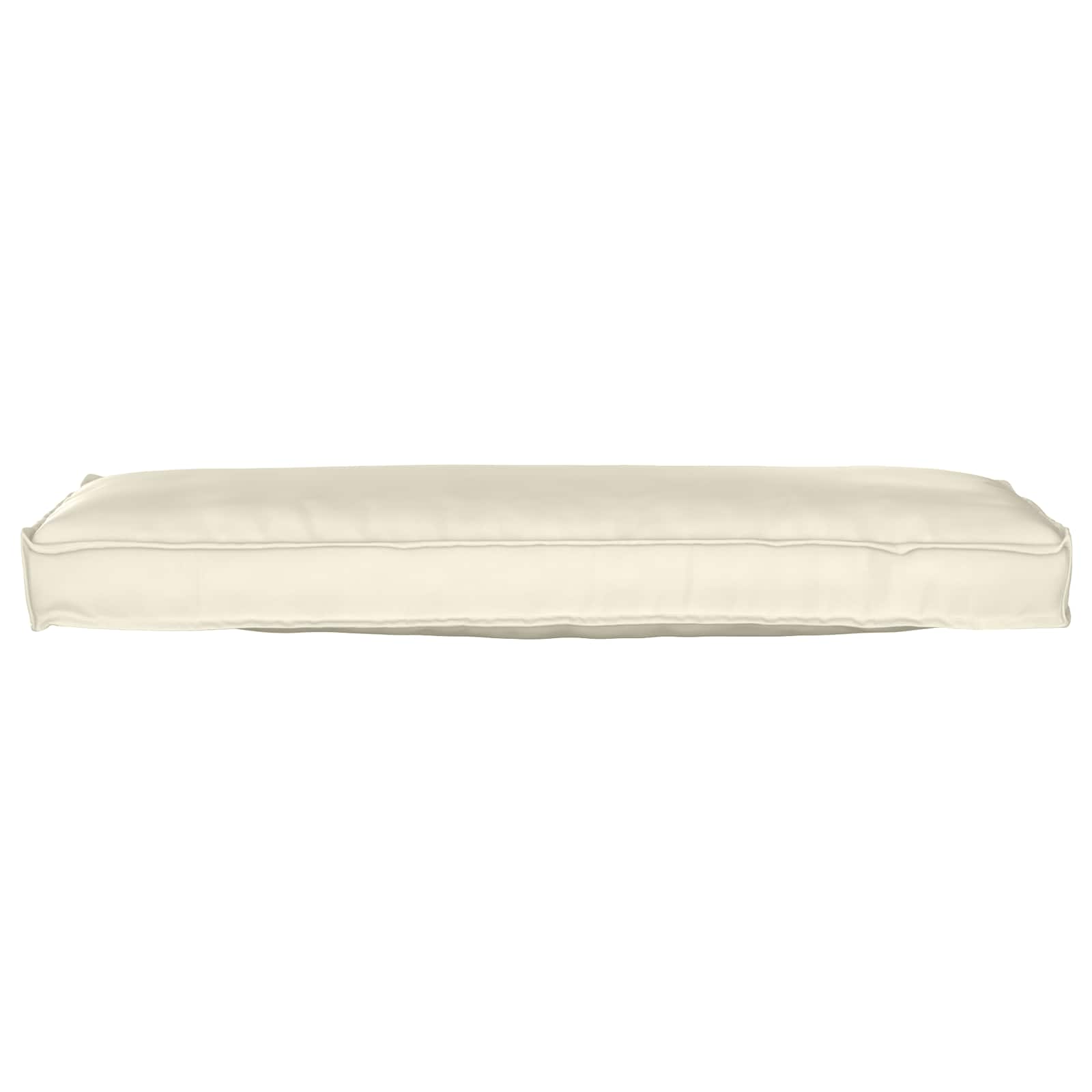 Coussin Crème 120 x 40 x 8 cm Tissu Oxford - 3