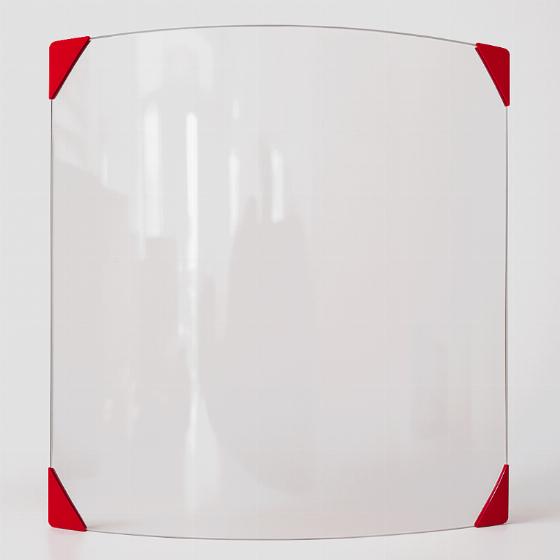 Vitre Aduro 15 - Verre Courbe pour poêle à bois - 587 x 400 mm (A x H) - 4 mm