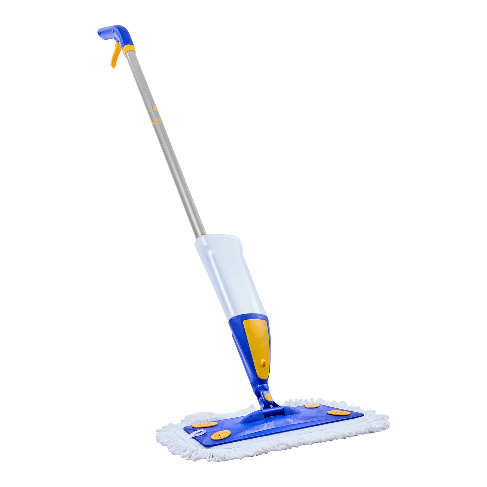 Balai Serpillere Vaporisateur avec Reservoir deEau Rechargeable 800 mL SucceBuy, Tampons Lavables en Microfibre et Coton Torsade - 8