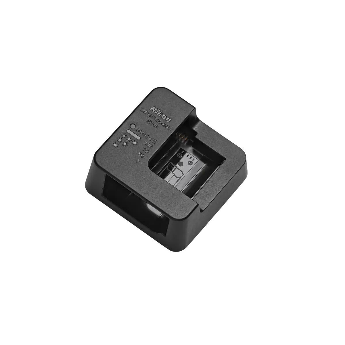 Vhbw Chargeur De Remplacement Pour Batteries Nikon - Compatible MH-66 - 4,2V / 0,5A Avec LED Et Câble Micro-USB