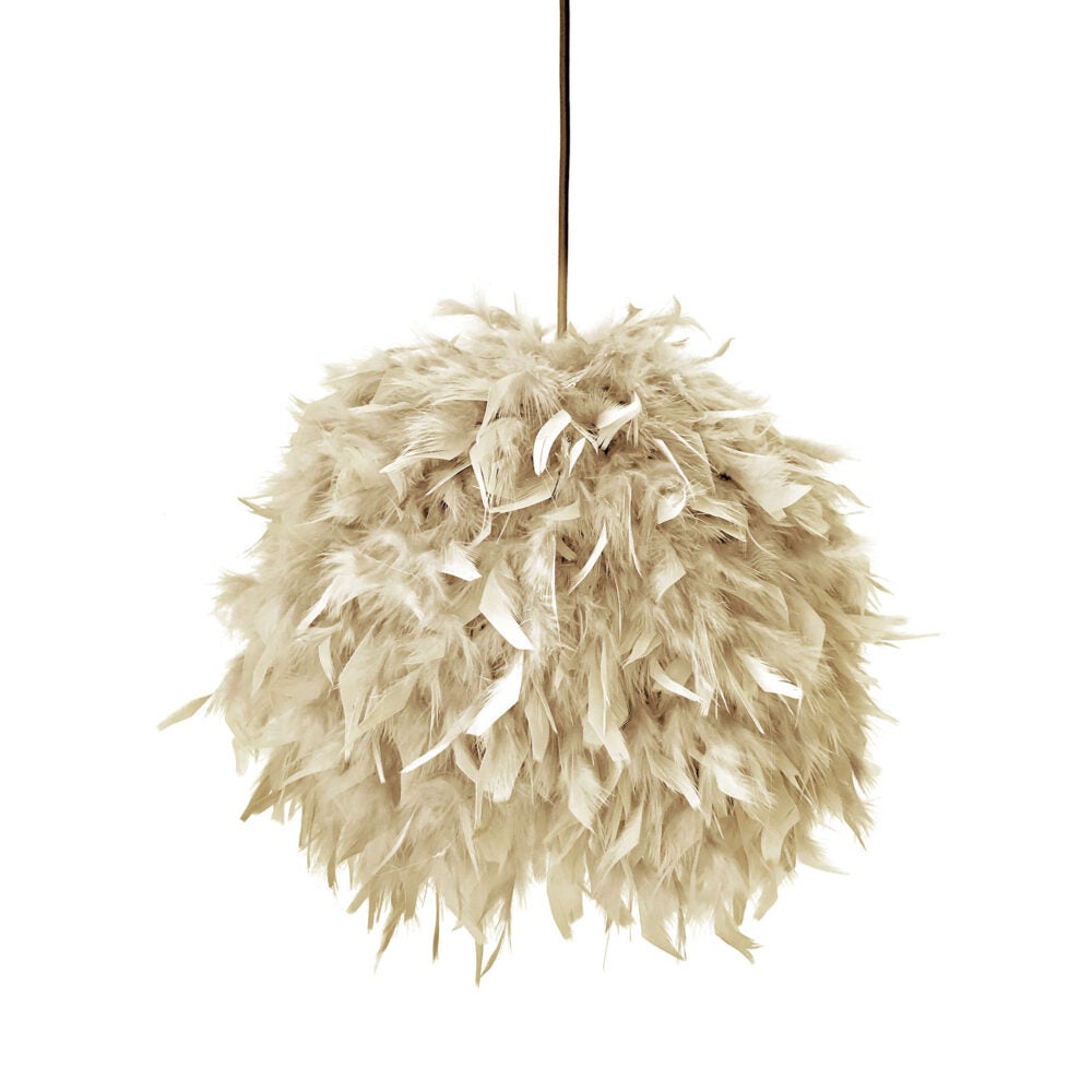 Lustro dekoracyjne z bawełnianymi frędzlami – MIRROR COTTON białe Ø całkowita 40 cm - 4
