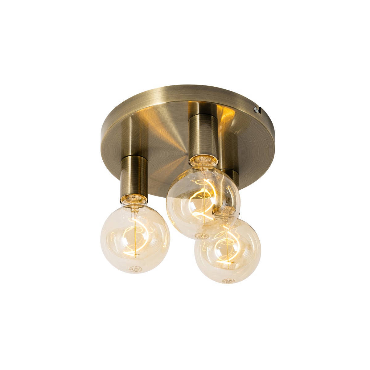 Plafoniera Smart Bronzo Rotonda Incl. 3 Wifi G95 - Facil - 6