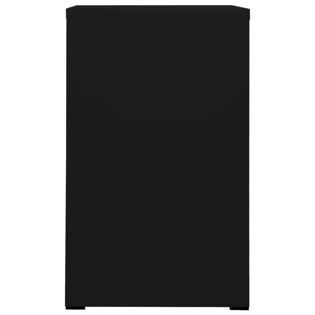 Classeur Noir 46x62x102,5 cm Acier vidaXL - 5