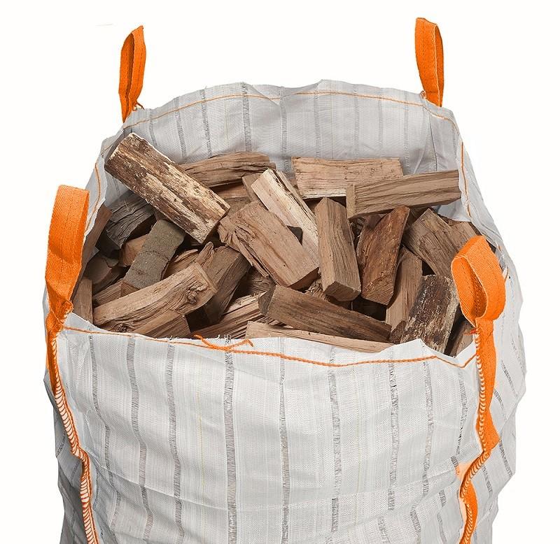 5x | Big Bag 1m³ Big Bag Ventilé pour Bois de Chauffage CMU1,5T - 6