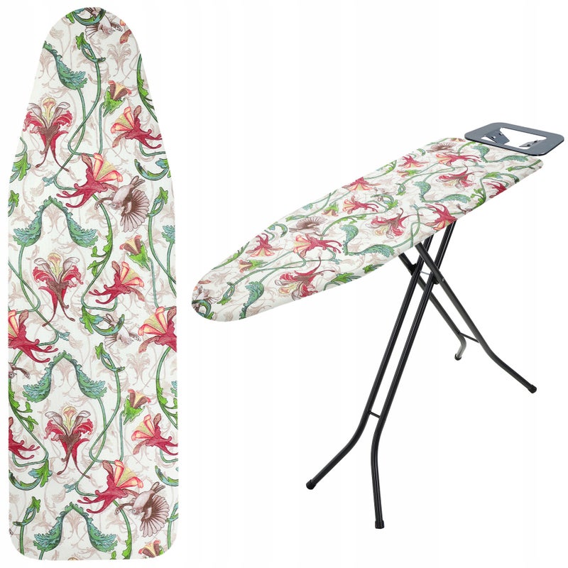 POKROWIEC NA DESKĘ DO PRASOWANIA NACIĄGANY PODKŁAD 120x40 cm PTAKI