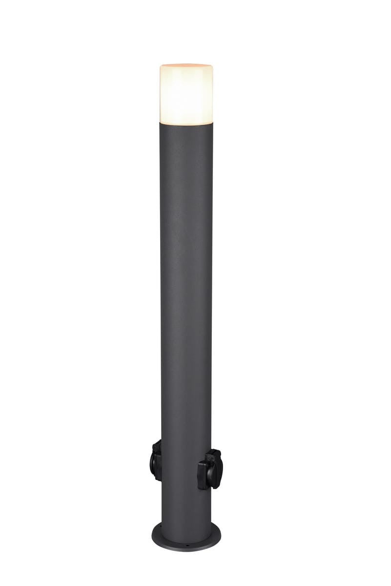 Lampa ogrodowa stojąca Hoosic antracyt 1xE27x28W IP44 wym: 80 x 12 x 12 cm aluminium Trio
