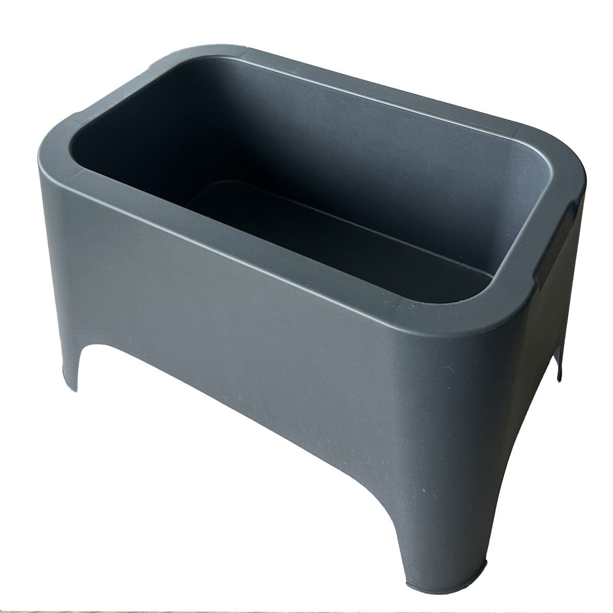 Tavolino in Resina da Esterno-Giardino Portaoggetti Petra Antracite - 6