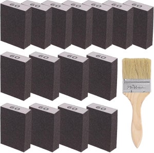 Set 26 Spugne Abrasive Multigrana - Per Legno, Metallo, Modellismo, Levigatura A Umido/Secco