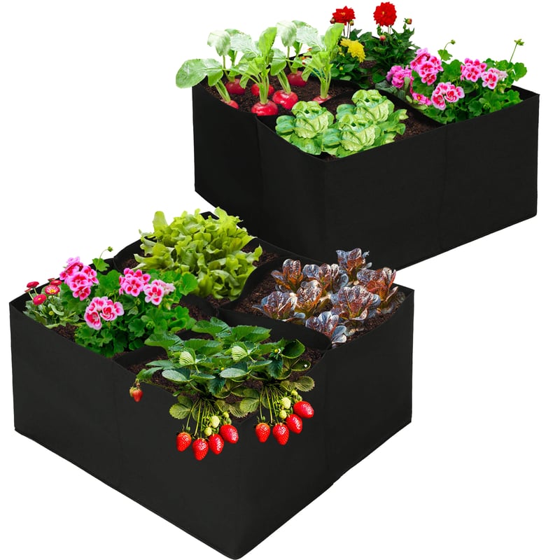 Podniesione podłoże ogrodowe z tkaniny części ogrodowe worki na rośliny do uprawy ziół, kwiatów i warzyw siatki