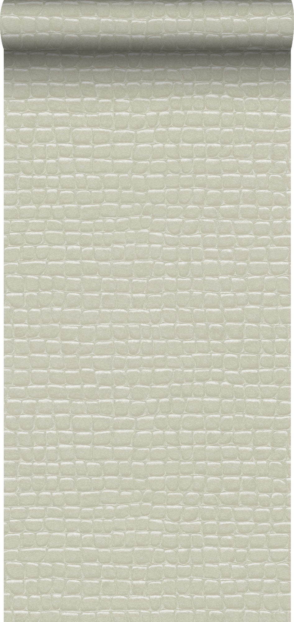Tapeta skóra krokodyla białym - 53 cm x 10.05 m - ORIGIN