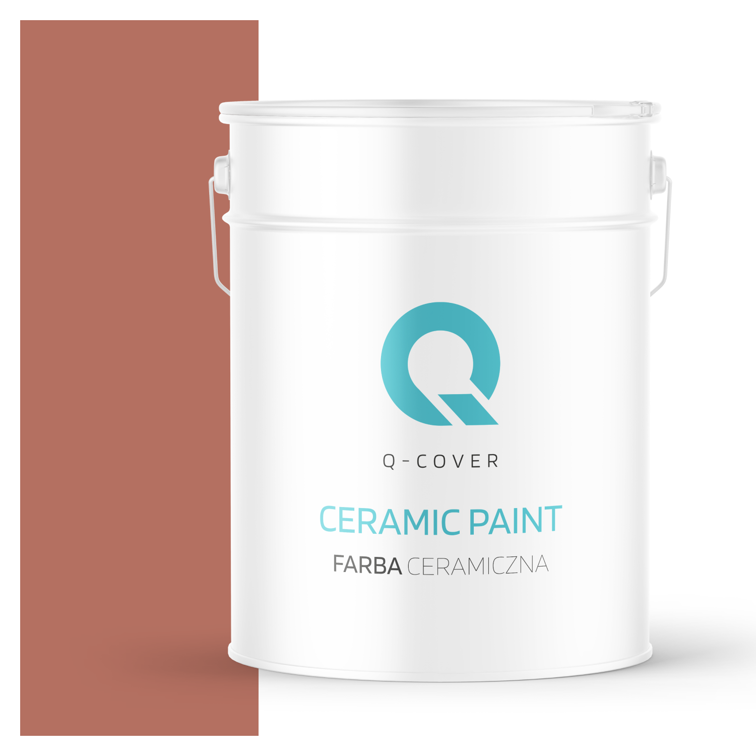 Farba Ceramiczna Do Ścian i Sufitów Q-Cover Ceglasty H4728 Głęboki Mat 10L