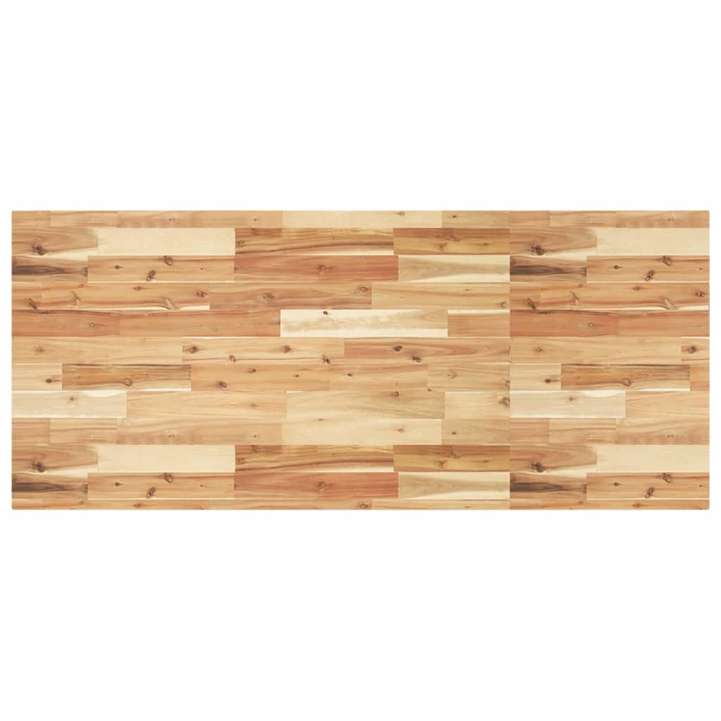 Tablero de mesa | tablero de escritorio | superficie de mesa rectangular madera maciza acacia 120x60x4 cm cfw75969