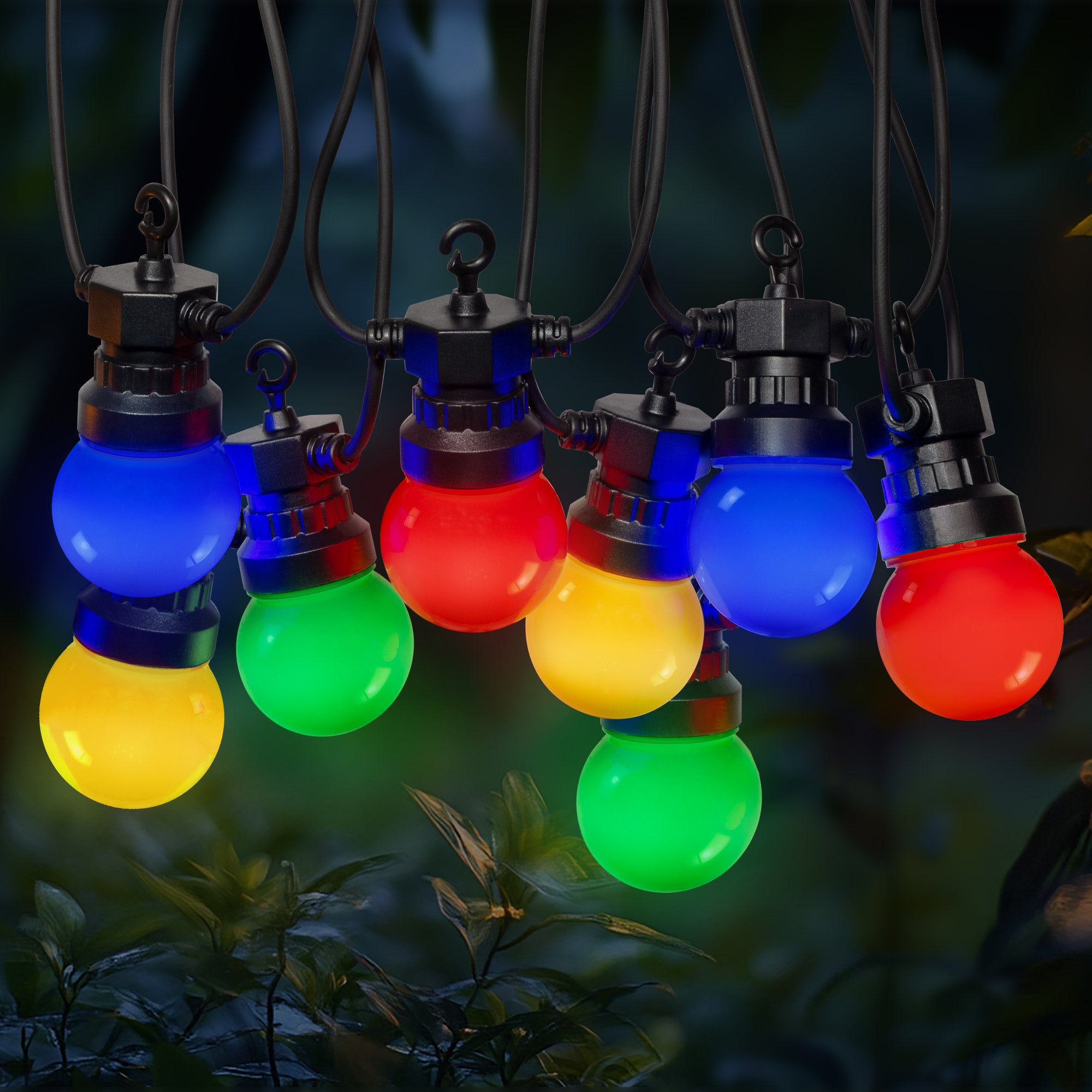 Guirlande Lumineuse LED Extérieure 3 Mètres - 30 LEDs Blanc Chaud - Alimentée Par Piles - Étanche