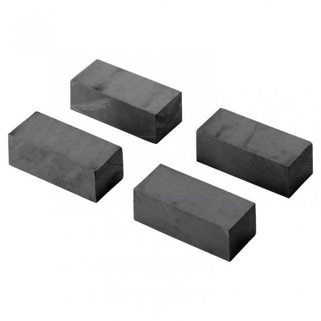 Lot de 4 aimants magnétiques HETTICH, L.36 x l.16 mm