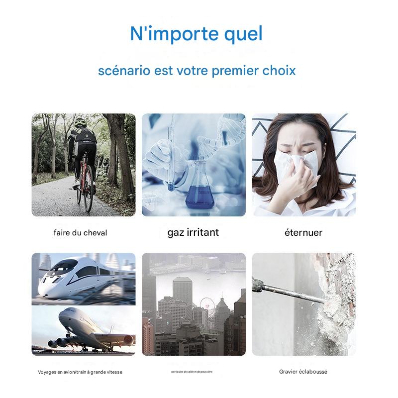 Lunettes de cyclisme en plein air anti-vent et anti-sable, lunettes anti-impact et anti-éclaboussures multifonctions anti-buée - 6