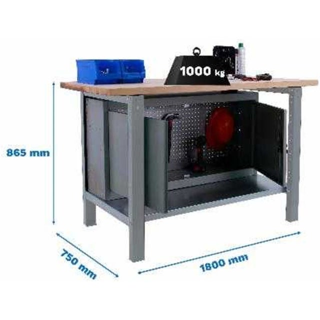 SIMONWORK BT6L PRO ARMADIO LAMINATO 1800 GRIGIO/FAGGIO