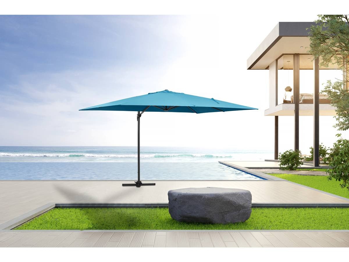 Parasol jardin déporté Alu 