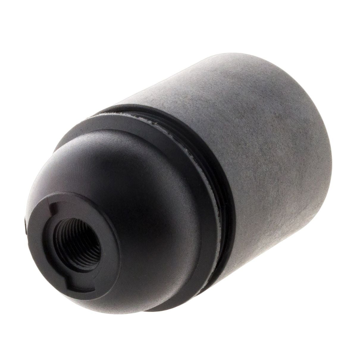 Attacco liscio senza anello E27 - nero - Zenitech - 2