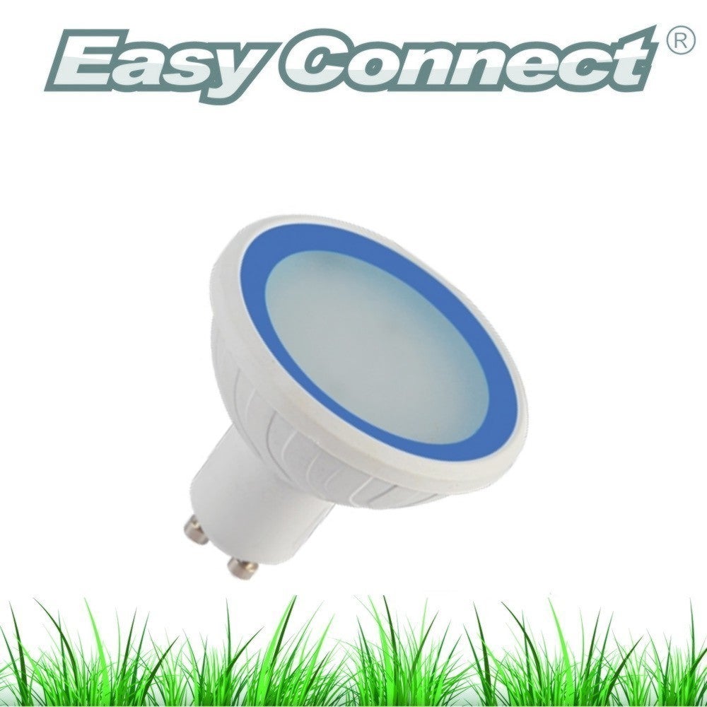 Ampoule LED bleue GU10 MR20 4W 35lm faisceau large Easy Connect - 3