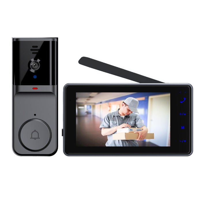 Interphone vidéo sans fil, pas besoin de WiFi, interphone audio bidirectionnel, carte 32G - 3
