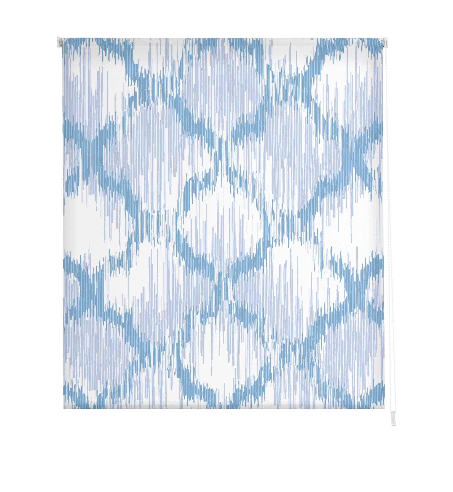 Tenda A Rullo Moderna ORNELLA - Jacquard Traslucido Bianco/Grigio 110x255 Cm