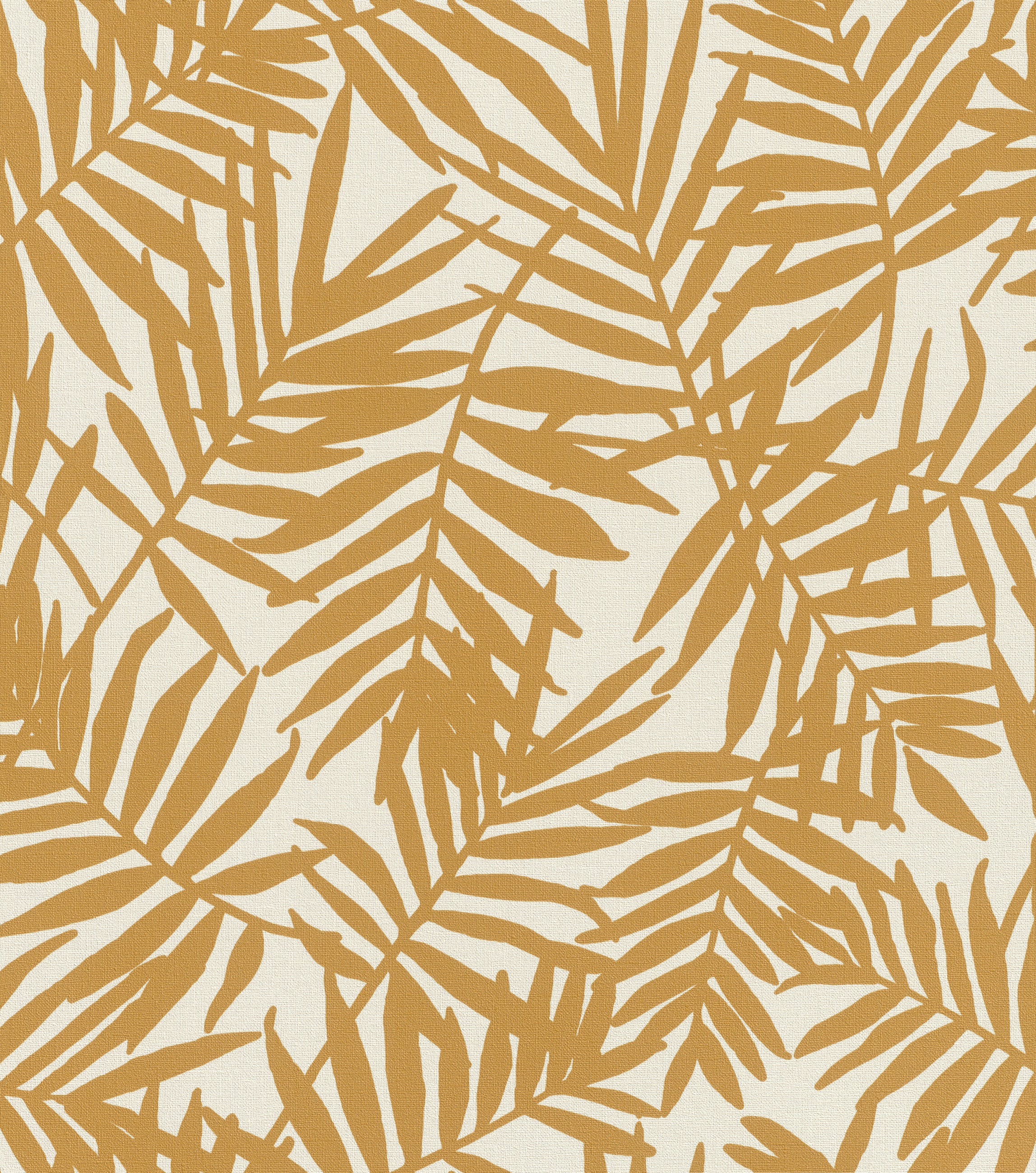 Papel Pintado Amarillo Rasch Florentine Uni 448580: Calidez Y Elegancia Alemana Para Tus Paredes (2,77€/m²)