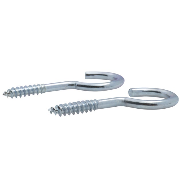 Crochet à visser zingué filet bois Viswood 3,5x20mm (lot de 9 crochets)