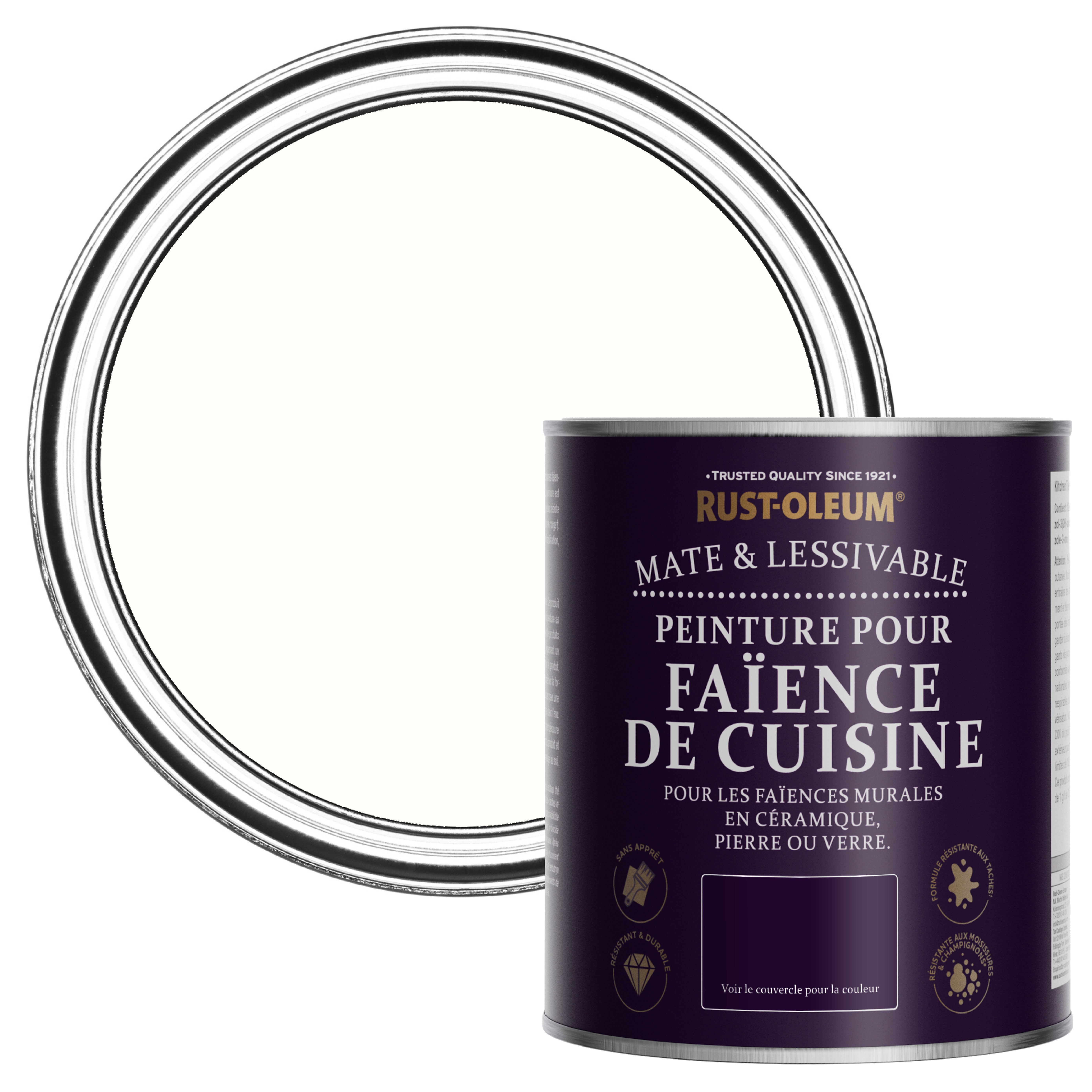 RustOleum Peinture Blanche pour Faïence de Cuisine, Mat Craie — free download