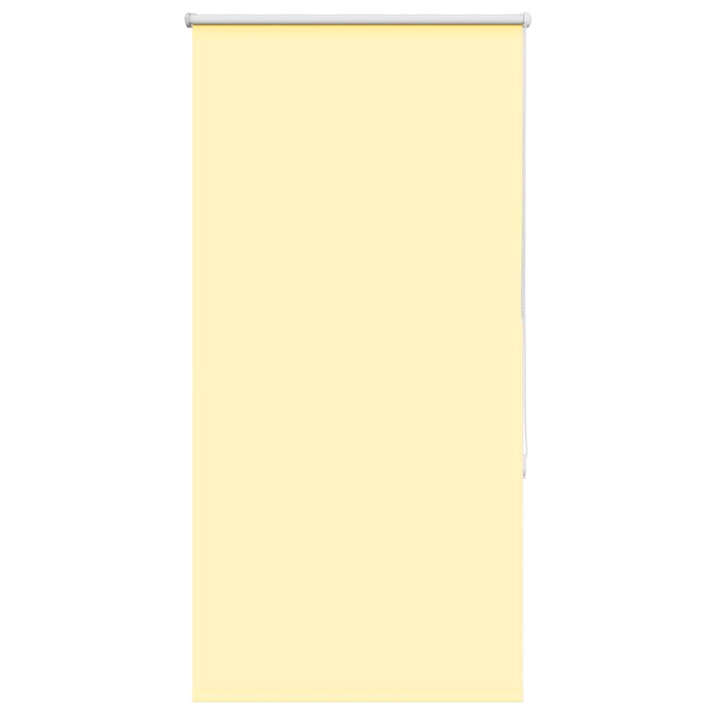 Roleta zaciemniająca Żółta 75x130 cm Szerokość tkaniny 70,7 cm vidaXL