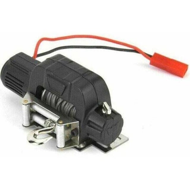 Treuil électrique CNC précis - Télécommande tête rouge/noir - Robuste et performant - Pour levage et traction - Professionnels et Hobbysites