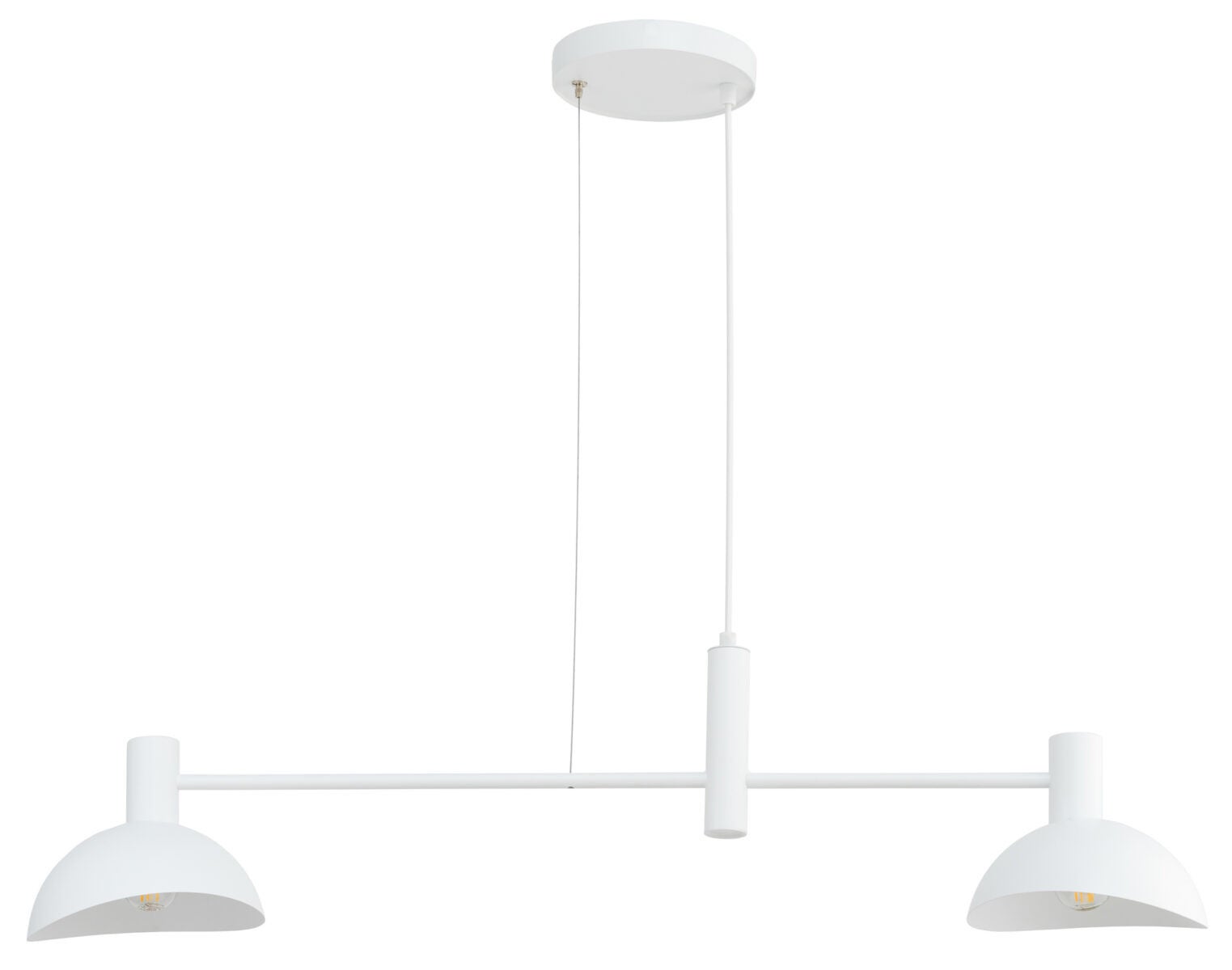 Lampa wisząca Artis biała 2xE14x40W dekoracyjna wym: 70 x 90 x 18 cm metal SIGMA