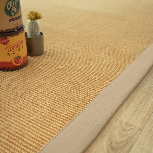 Tapis sisal Yucatan naturel - Ganse beige - 250 x 350 cm - 2