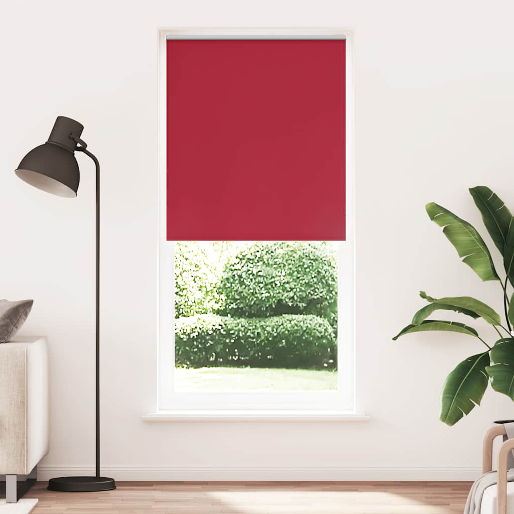 Roleta okienna zaciemniająca czerwona 80 x 230 cm