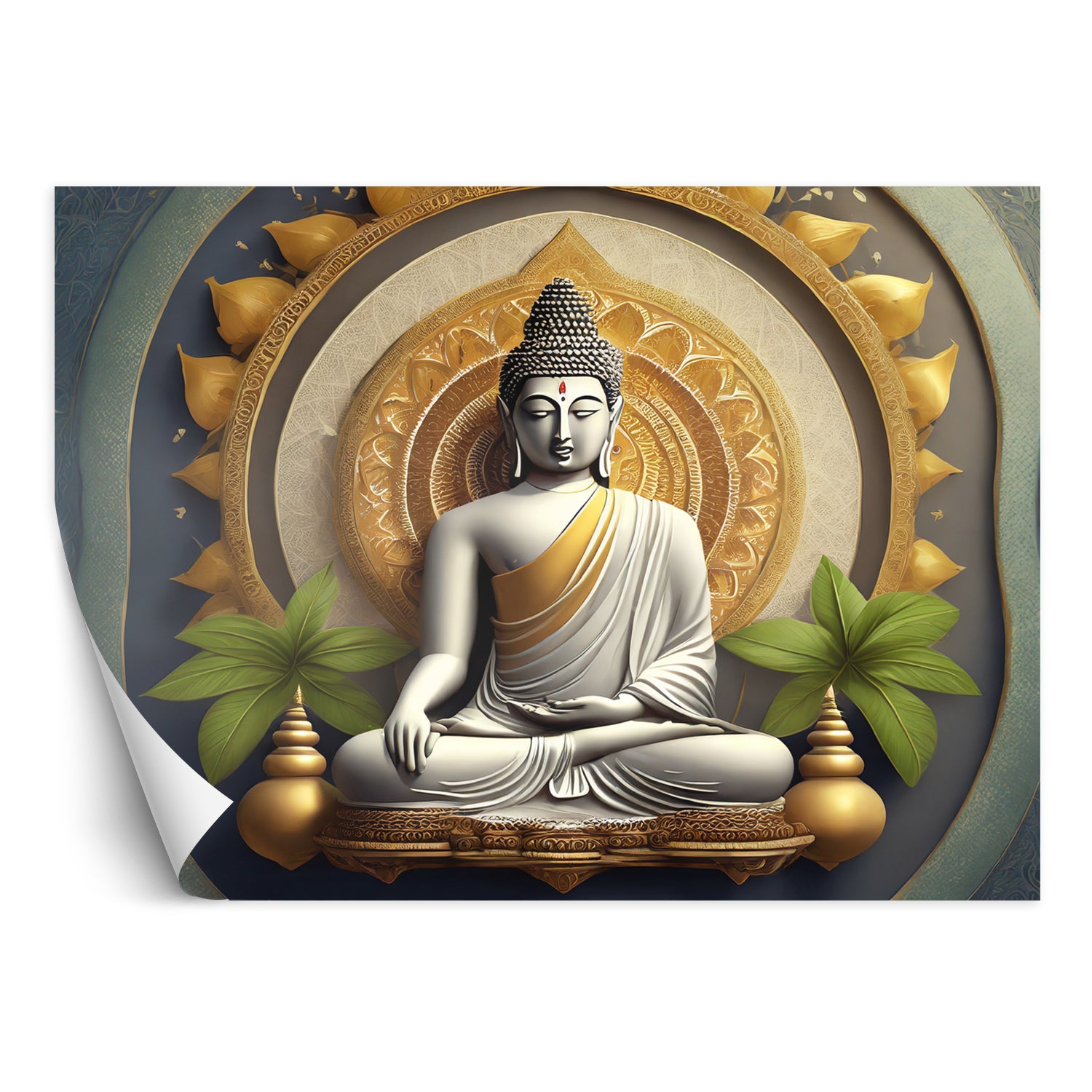 Fototapeta, Posąg Buddy Zen 200x140