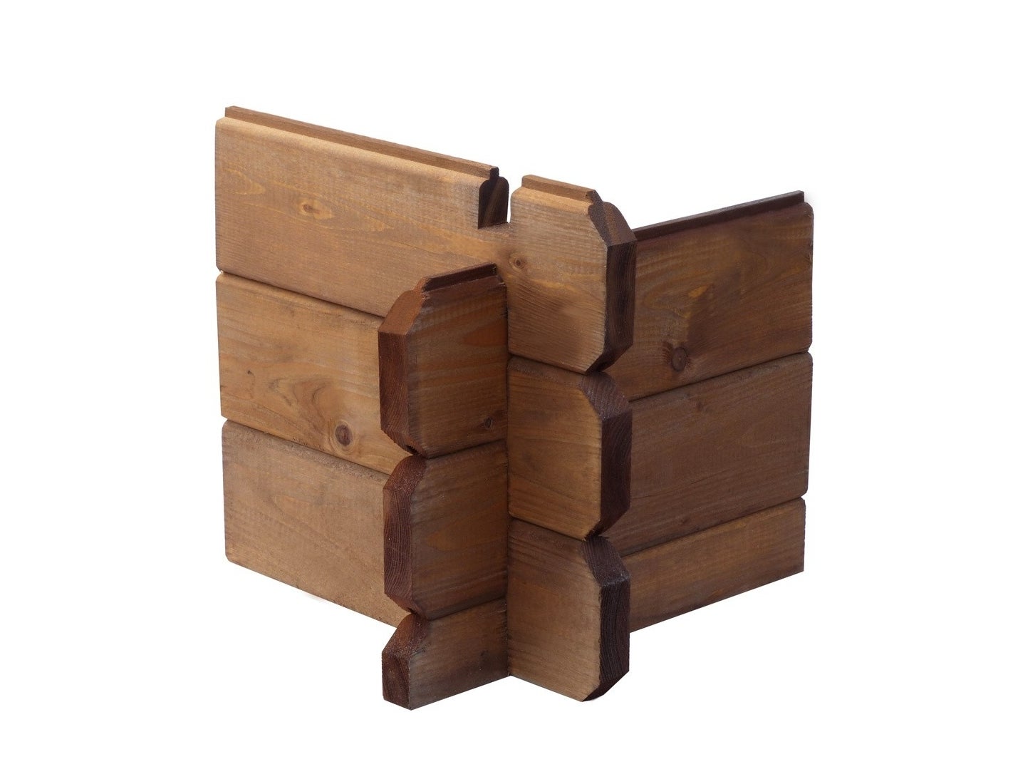 Abri de jardin en bois - 9m2 - 3x3m - Traité - Ep. 28mm - Couleur: marron - DOM427 - ALTANKA - 5