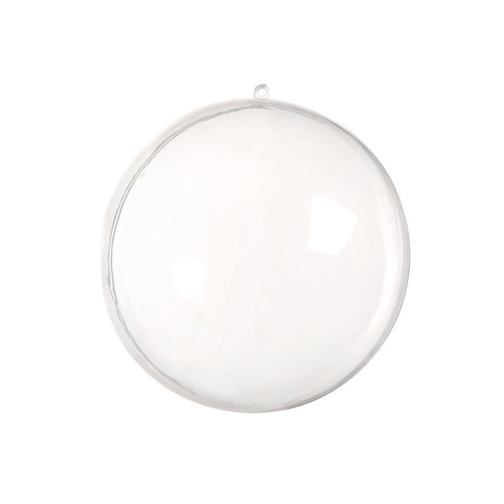Bolas transparentes para enfeites, pacote com 20 unidades, 80 mm (3,15 pol.) para Natal, feriados, casamentos, festas e decoração de casa - 5